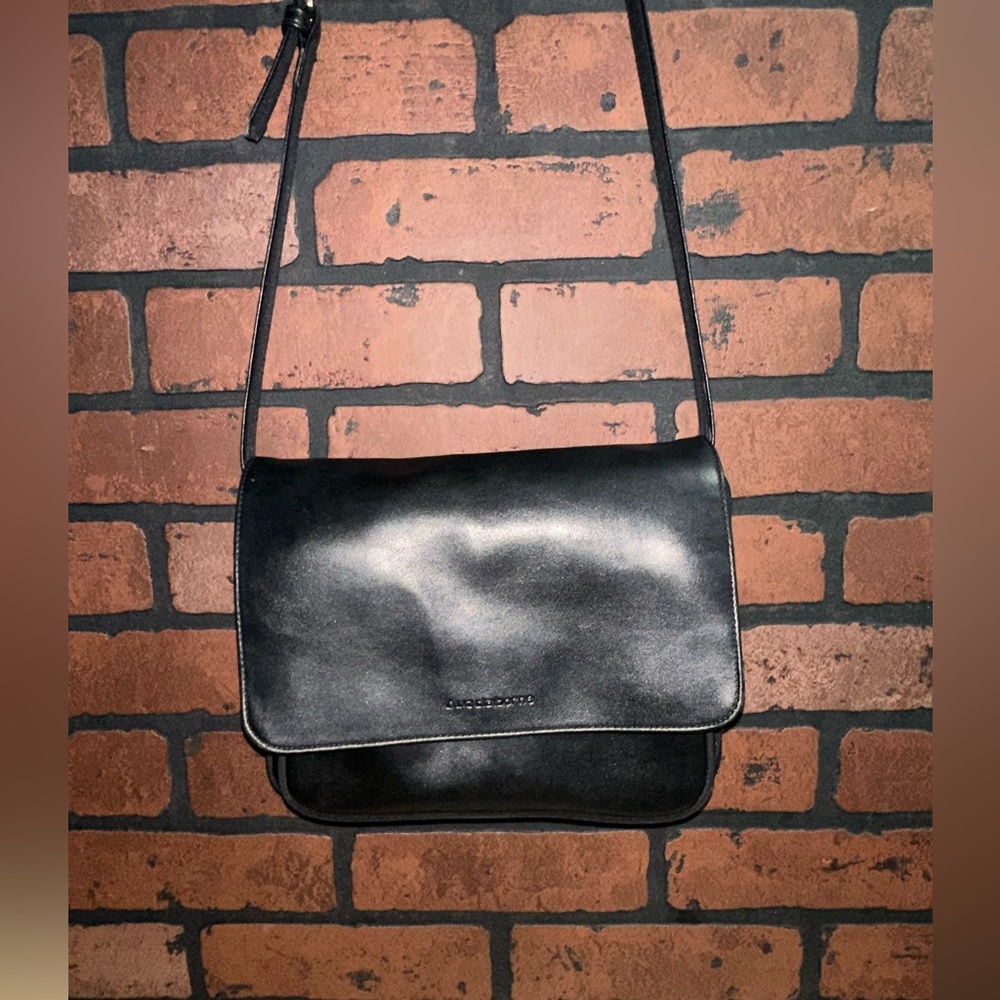 90s Liz Claiborne Black Crossbody Shoulder Bag